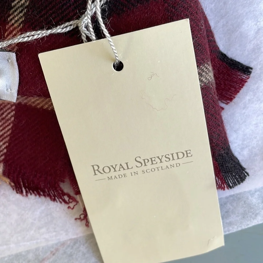 Royal Speyside Plaid Scarf